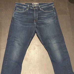 Revtown Men's Taper Jean Washed Indigo 34x27